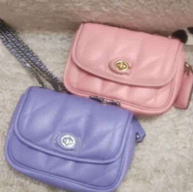 Coach 蔻驰 Pillow Madison 18 链条包 粉色