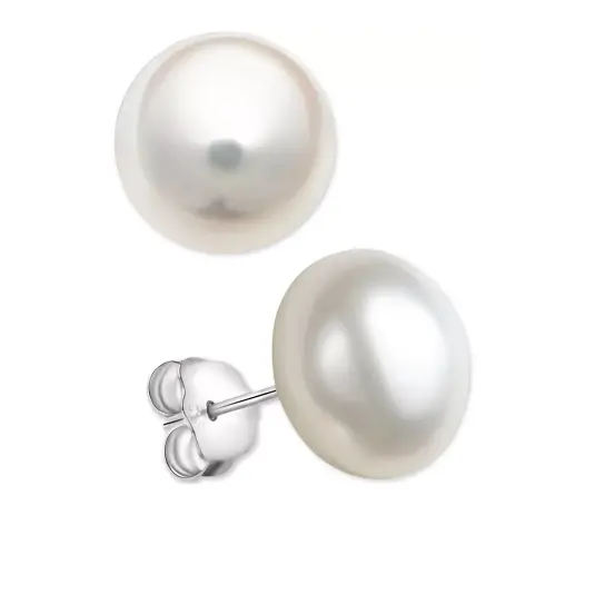 好价！MACY'S 梅西百货 珍珠耳钉 (13mm)