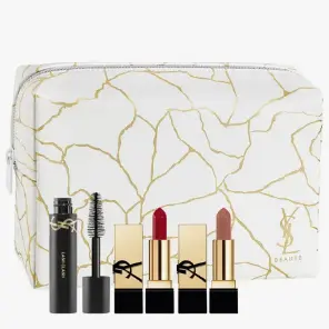上新！YSl 圣罗兰 迷你眼唇彩妆套装