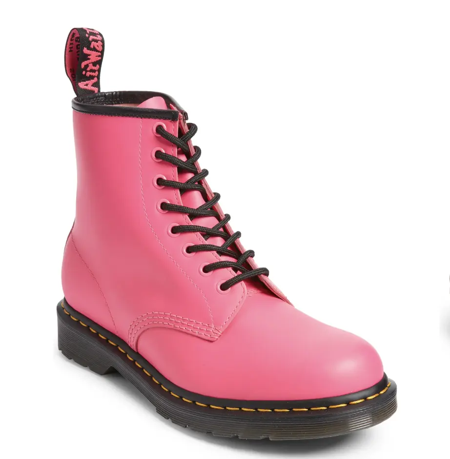 Dr. Martens 1460 smooth玫红色女款马丁靴