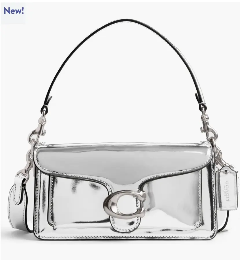 Coach 蔻驰 Tabby Mirror 斜挎包 太空银