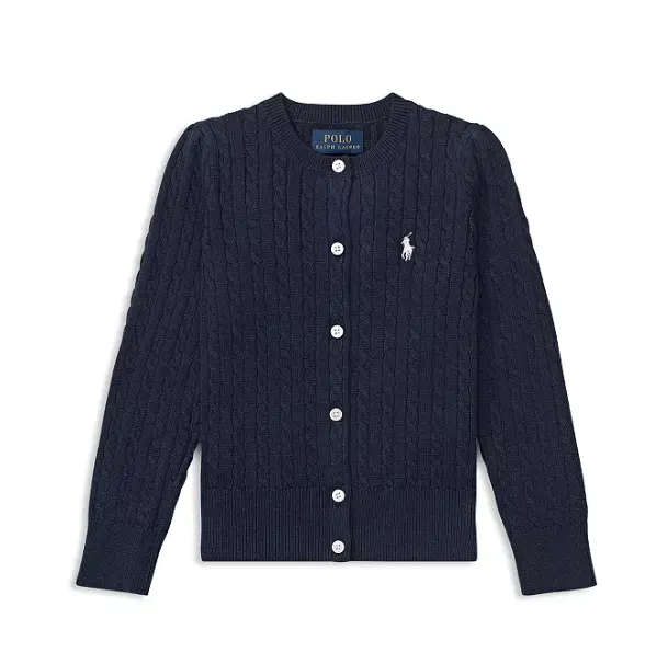 成人可穿！Polo Ralph Lauren 女童编织开衫 多色可选
