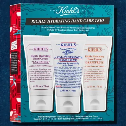 上新！Kiehl's 科颜氏 护手霜套装 75ml*3