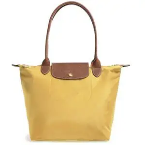 Longchamp 珑骧 Le Pliage 中号黄色长柄饺子包