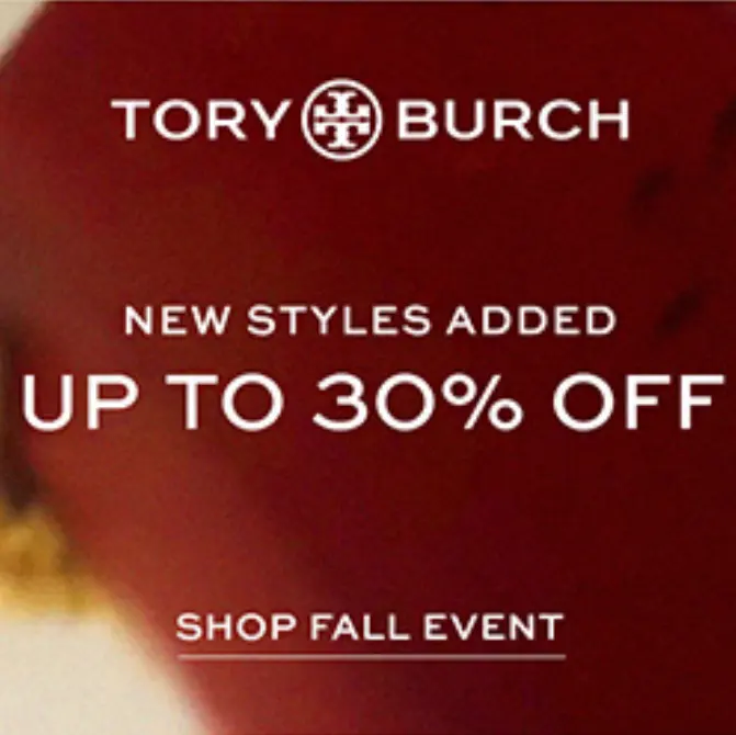 预告！Tory burch US：秋季包袋大促