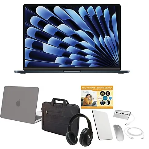 全新 Apple MacBook Air 15" M2 256GB 配有耳机和配件