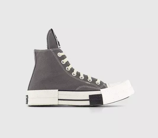 好价！RICK OWENS x 匡威联名款 TURBODRK LACELESS HI 帆布鞋