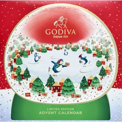 Godiva 2023假日经典巧克力降临节日历