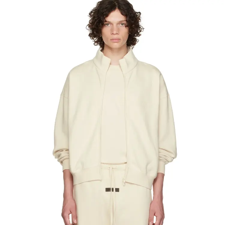 ESSENTIALS 灰白色 Full Zip 夹克