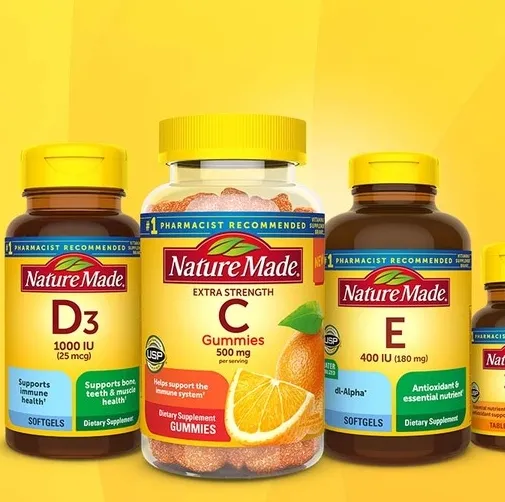 Walgreens：Nature Made 维他命系列 入鱼油、维生素