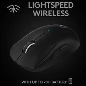 Logitech G PRO X SUPERLIGHT 黑色无线鼠标