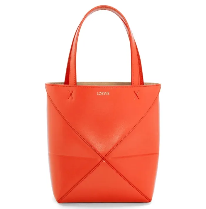 库存浅！LOEWE PUZZLE 迷你折叠托特包