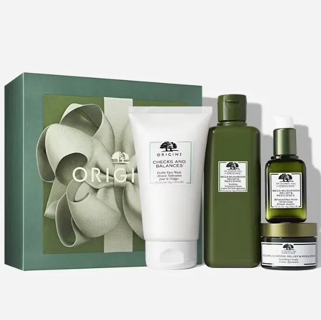 Origins 悦木之源 灵芝护肤4件套 价值$174