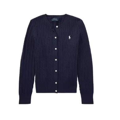 Polo Ralph Lauren 拉夫劳伦大童款绞花毛衣藏青色 S-XL