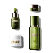 满送正装精萃乳！La Mer 海蓝之谜护肤四件套（精粹水100ml+浓缩15ml+眼霜5ml+神奇面霜30ml）