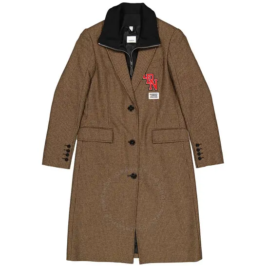 小降！BURBERRY 女式 Tarrel 千鸟格西装外套