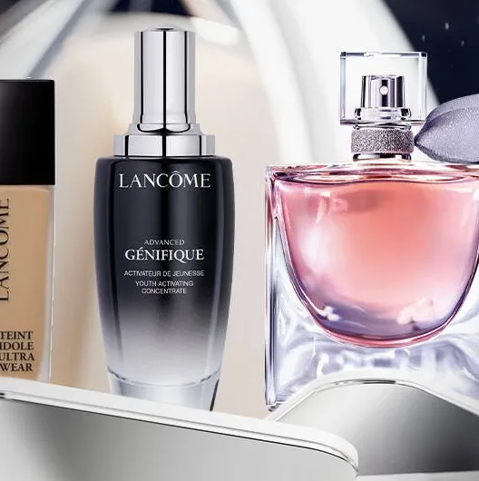 Lancome 兰蔻 英国官网：买3免1大促！小黑瓶£43起，抢大眼精华等