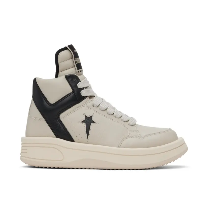 RICK OWENS DRKSHDW 灰色 Converse 联名 TURBOWPN 高帮运动鞋