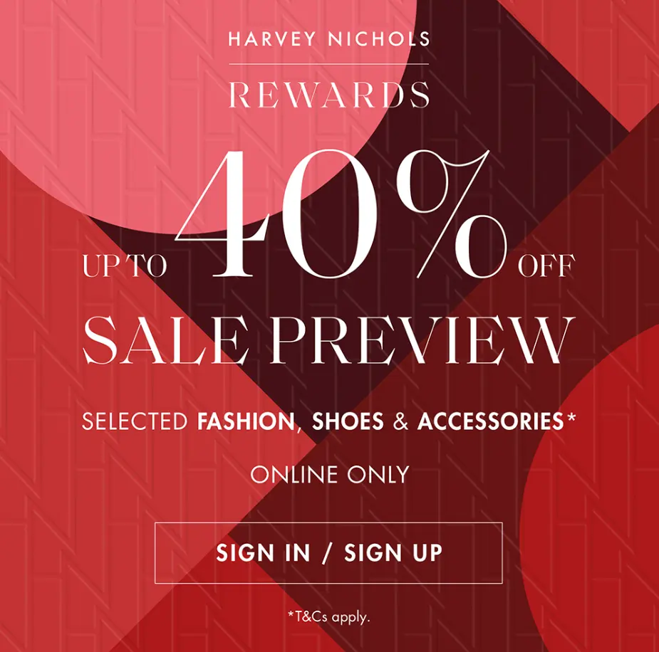 Harvey Nichols 美站：会员大促 全场服饰鞋履至高享6折优惠