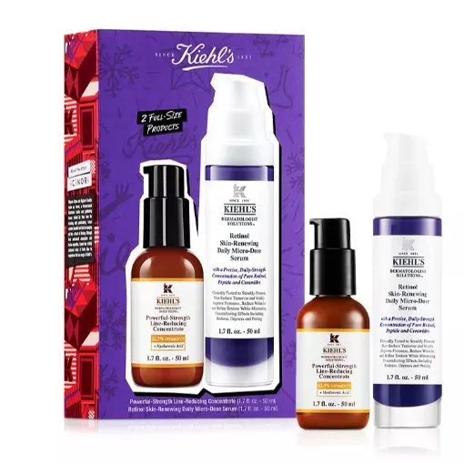叠加满减！Kiehl's 科颜氏A醇精华50ml+维C精华50ml