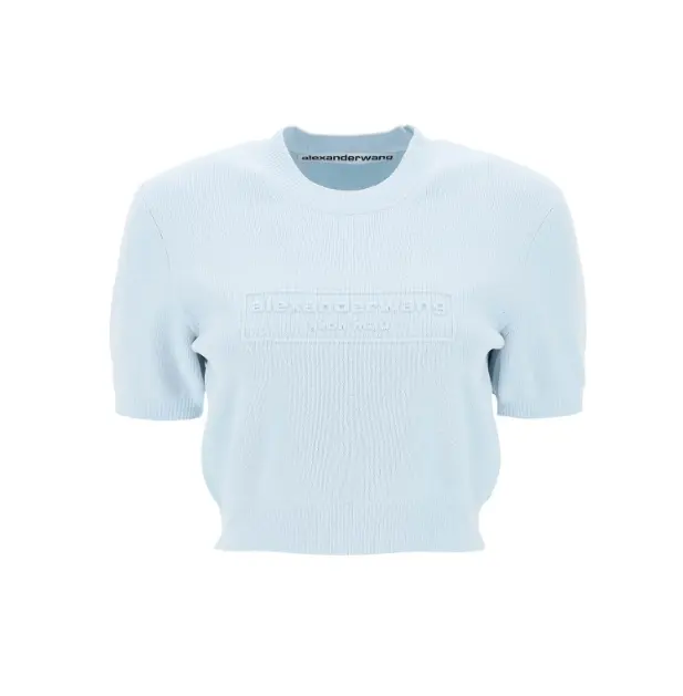 Alexander Wang 亚历山大王 babyblue 短款上衣