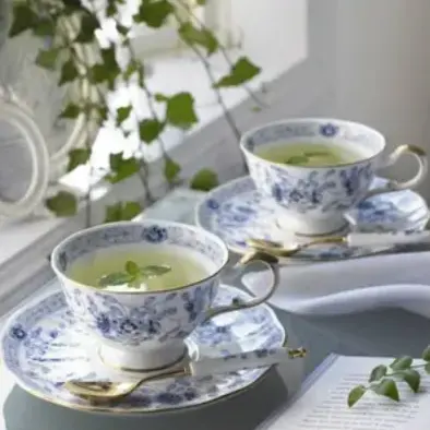 NARUMI 鸣海 Milano系列 骨瓷茶杯碟套装 210ml*5组