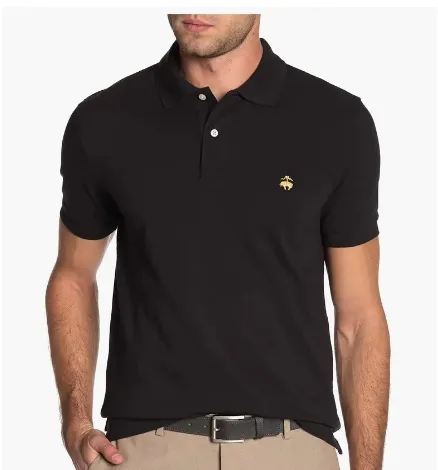 Brooks Brothers 纯色珠地网布修身 Polo 衫