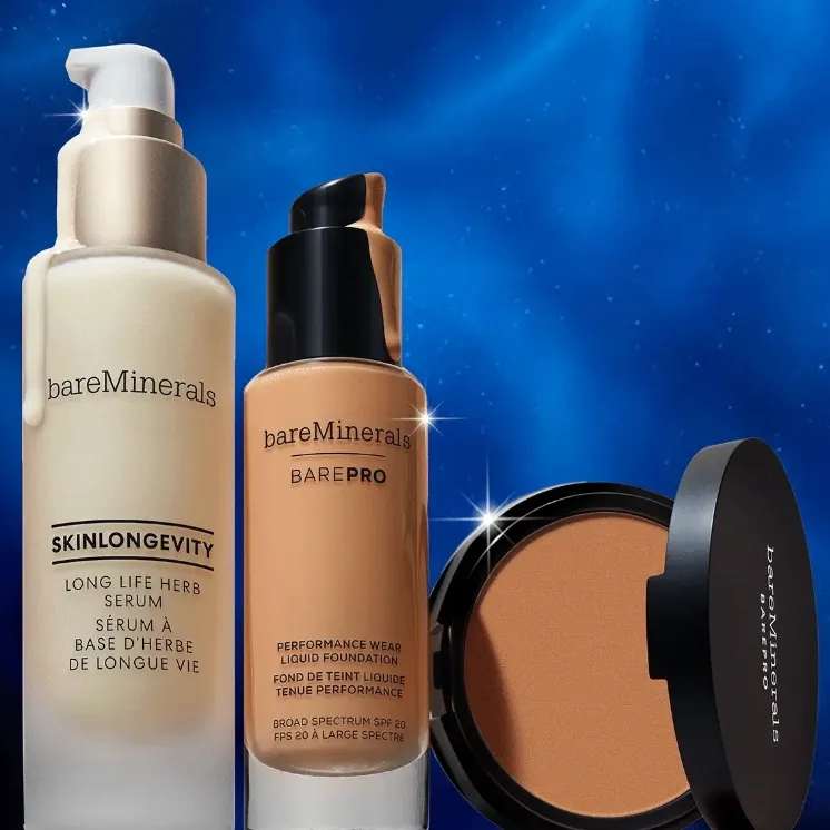 Bareminerals：全场7.5折促销 油痘肌必入粉底