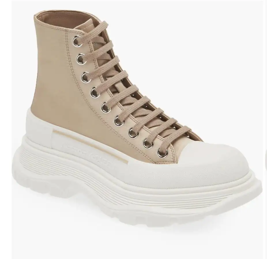 ALEXANDER MCQUEEN 麦昆 Tread 高帮厚底鞋