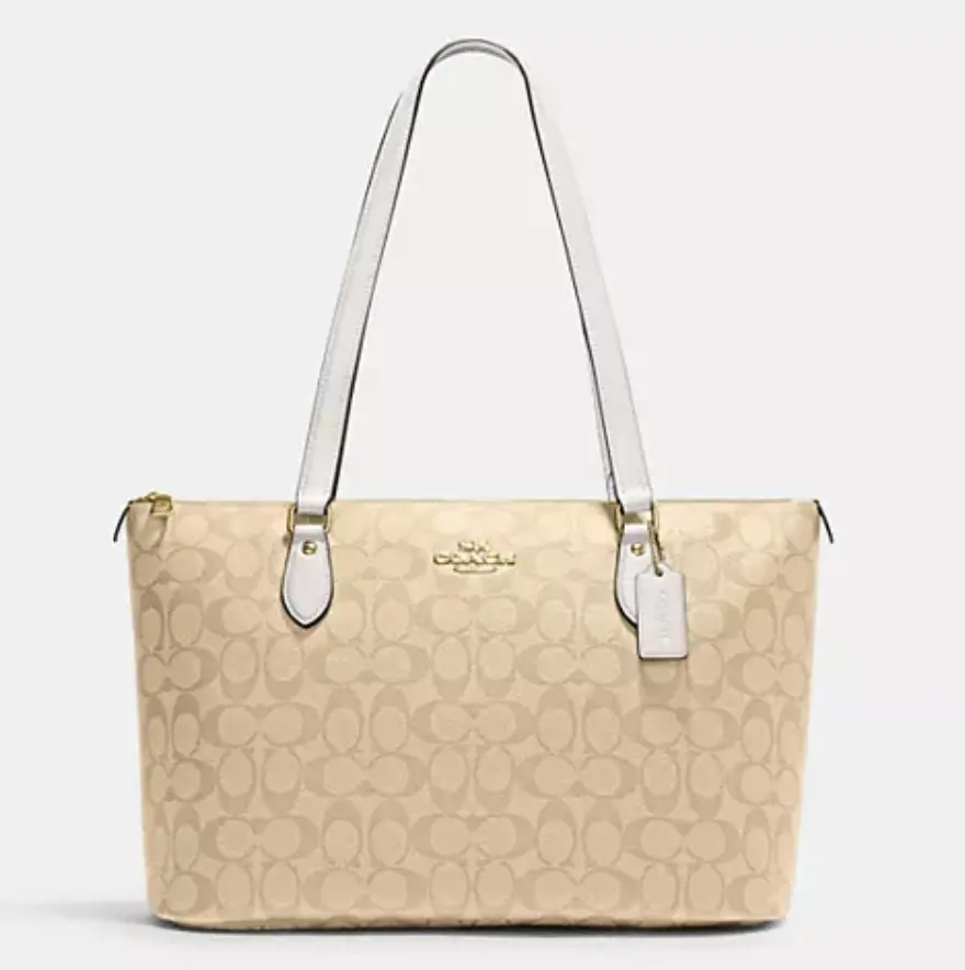 Coach 蔻驰 Gallery 37老花托特包