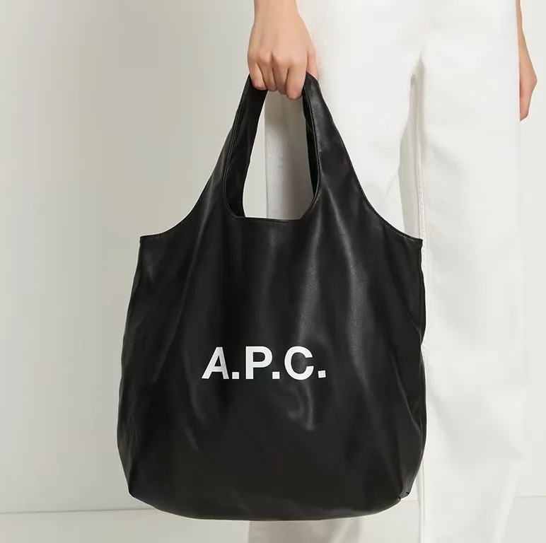 补货！A.P.C. Ninon 素皮大托特包