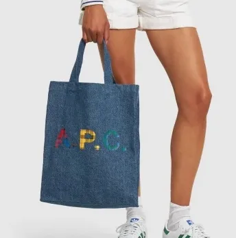 跳水价！A.P.C. Lou Anses 迷你帆布托特包