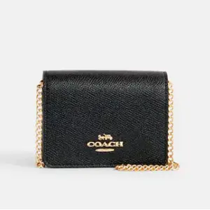 Coach 蔻驰 mini 暗纹印花链条钱包