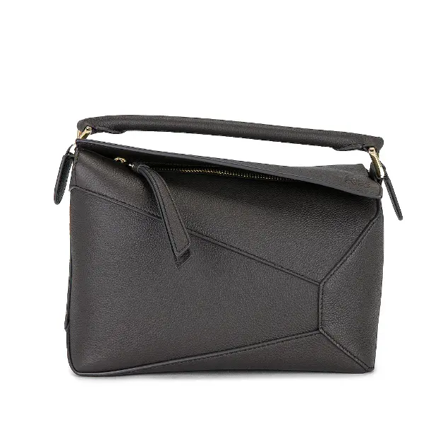 LOEWE 深灰色 小号 Puzzle 手提包