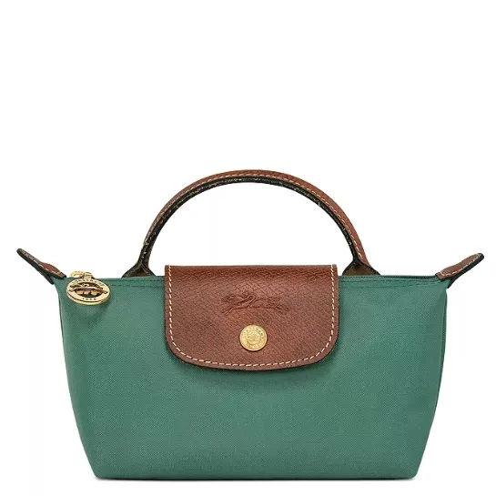满$100返$25礼卡！Longchamp 珑骧 Le Pliage Original 系列饺子包 鼠尾草绿