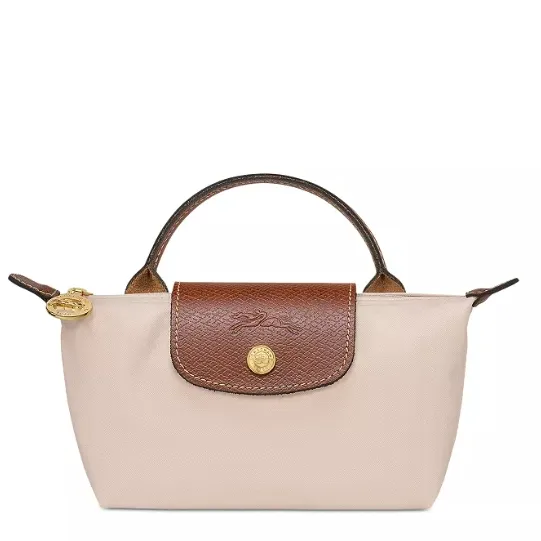 国内官旗￥800！Longchamp 珑骧 Le Pliage Original 系列饺子包 纸白色