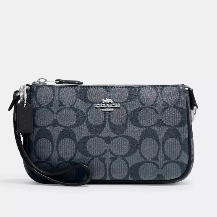 Coach 蔻驰 Nolita 19 午夜蓝老花麻将包