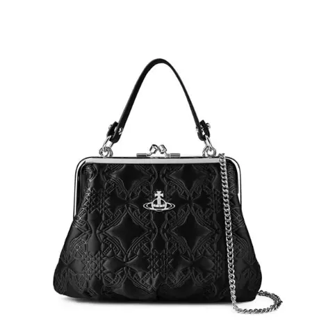 双色可选！VIVIENNE WESTWOOD 西太后 浮雕立体饺子包