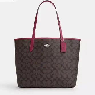 COACH 蔻驰 City 老花托特包