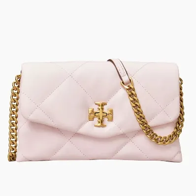 Tory Burch 汤丽柏琦 Kira 菱格云朵包 樱花粉
