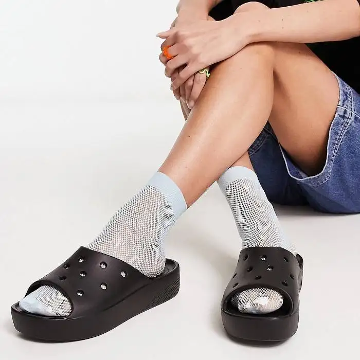 秋瓷炫同款！Crocs 卡骆驰厚底女款拖鞋
