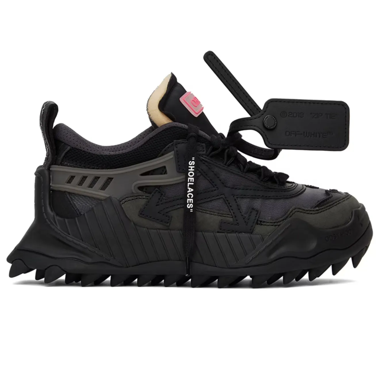Off-white 女士圆头系带休闲鞋