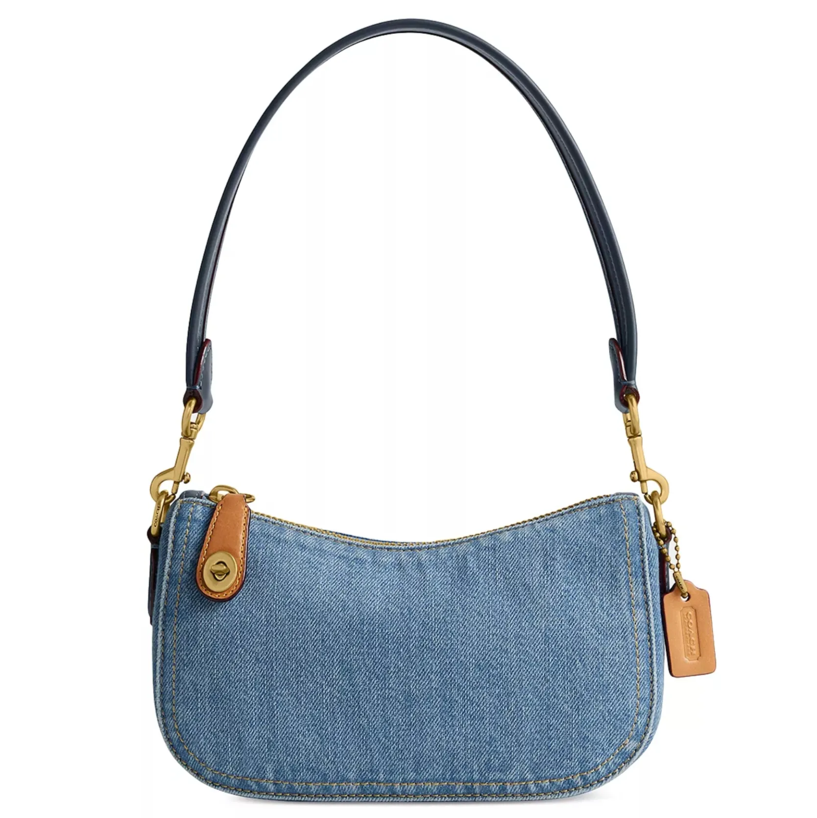 Coach 蔻驰 Denim 丹宁牛仔腋下包