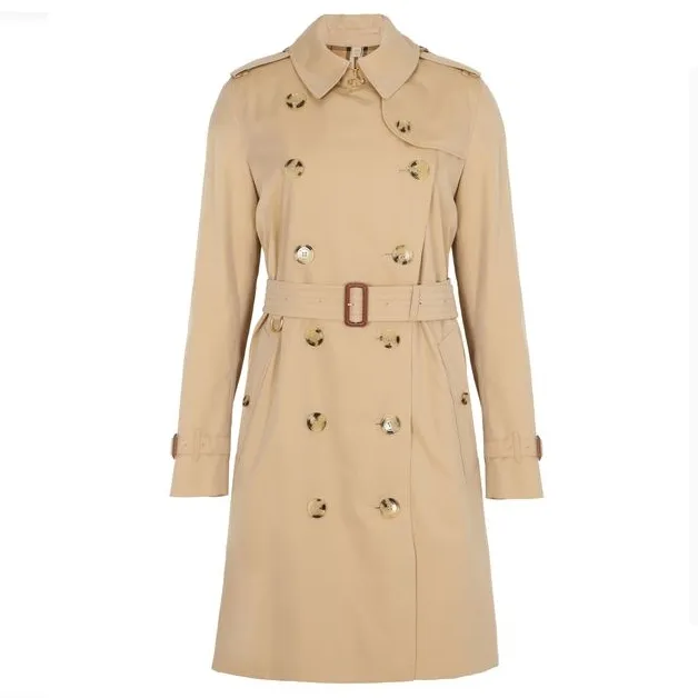 全智贤同款！BURBERRY 巴宝莉 Kensington 双排扣风衣外套