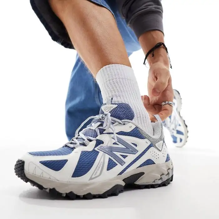 New Balance 新百伦 610 女款蓝白运动鞋