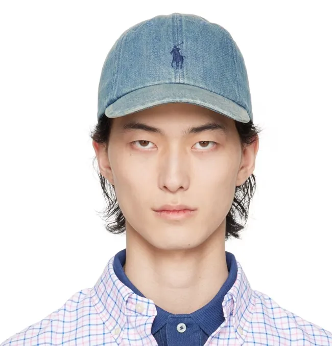 章若楠同款！POLO Ralph Lauren 拉夫劳伦 刺绣牛仔棒球帽