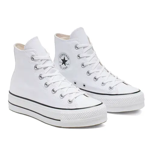 37.5码好价！Converse 匡威 Chuck Taylor All Star 厚底高帮帆布鞋