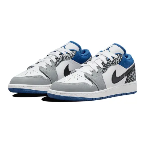 US(M)7.5码！Air Jordan 1 Low SE 'True Blue' 运动鞋 DM1199-140