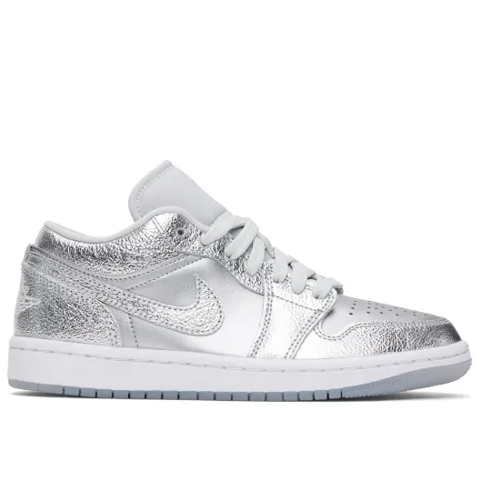 上新！Nike 银色 Air Jordan 1 低帮运动鞋