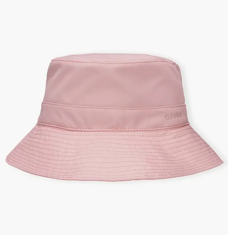 Ganni Recycled 粉色渔夫帽